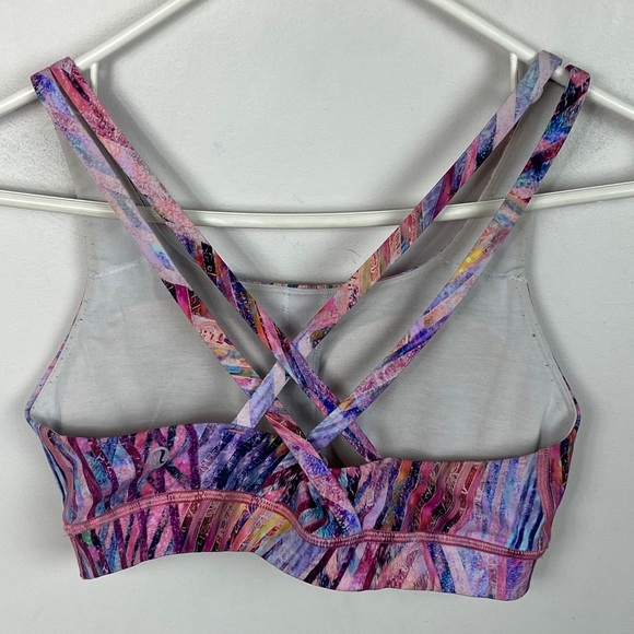 Lululemon Limited Edition Print Energy Sports Bra - Picture 4 of 7